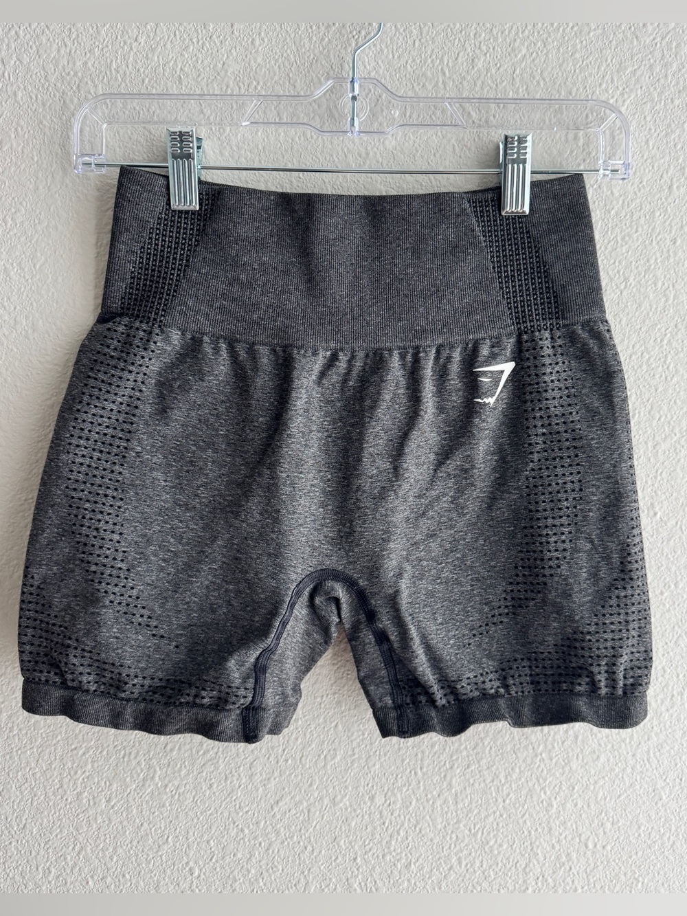 Gymshark Seamless High Waisted Shorts Women’s Small Charcoal Grey